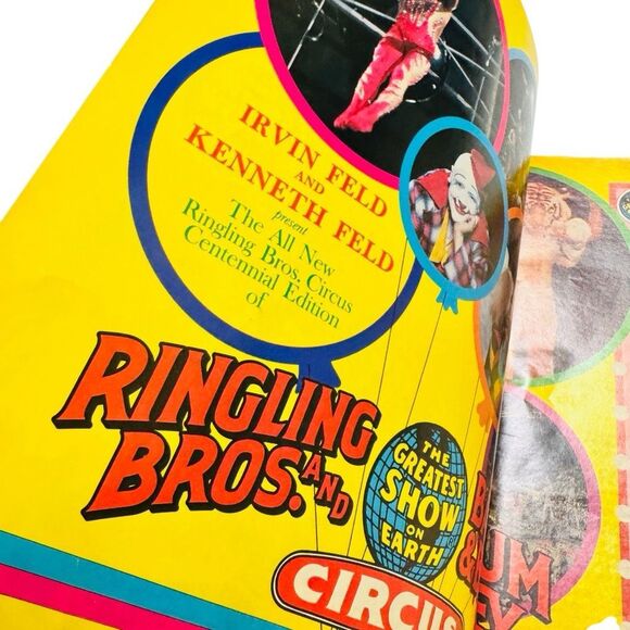 1985 Ringling Bros Barnum & Bailey Circus 100 Yr Souvenir Program - Picture 6 of 8